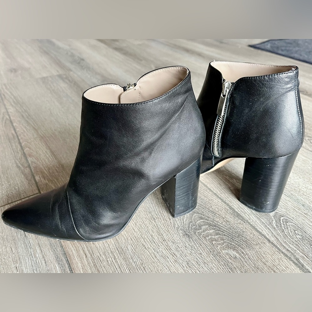 ZARA | Black Leather Boots - Made in Spain